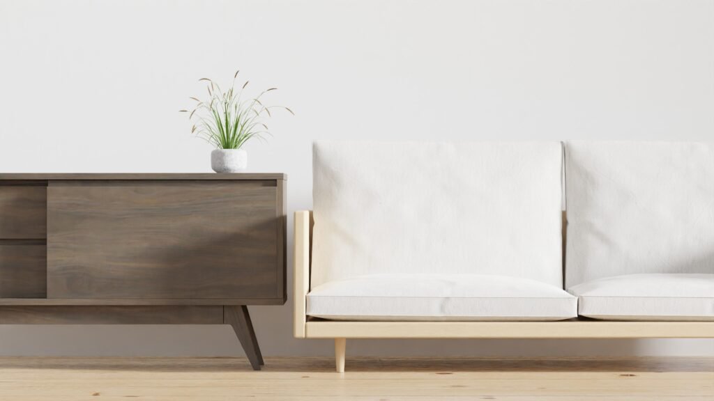 Fresh, airy home interior after a spring clean