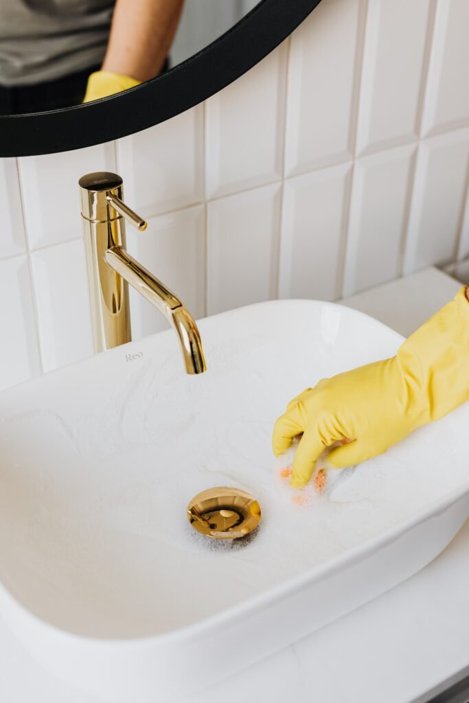 Cleaner giving a home a thorough once-off clean